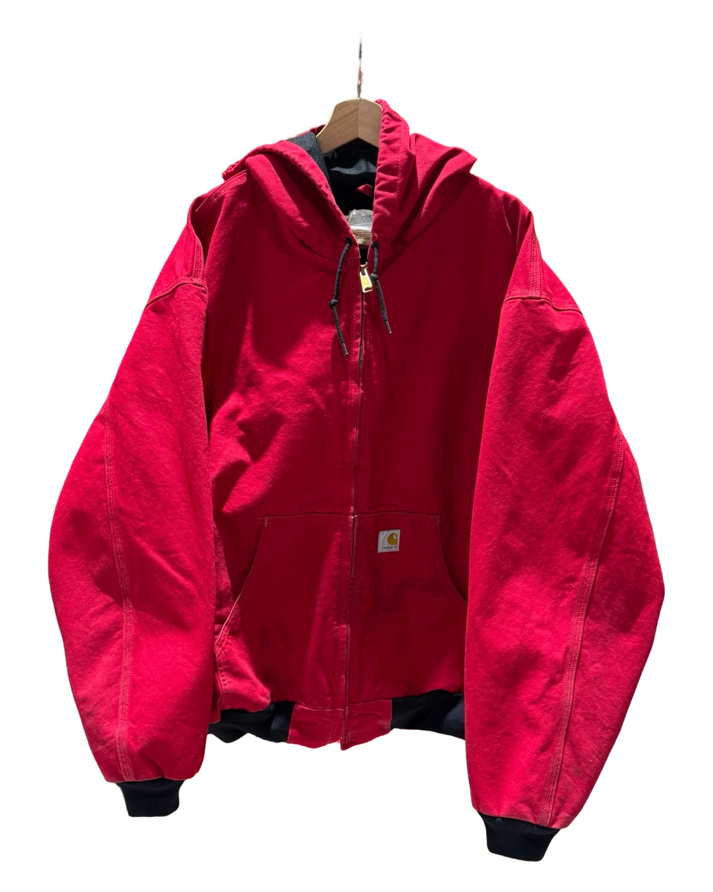 Vintage 90s Carhartt Red Hooded Jacket