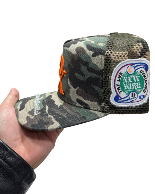 The Lox x Godspeed Camo SnapBack Hat