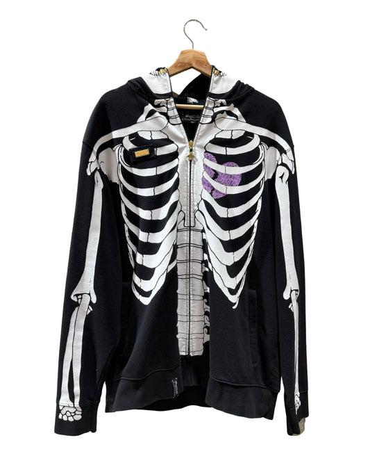 Vintage LRG Dead Serious Skeleton Full Zip Up Hoodie