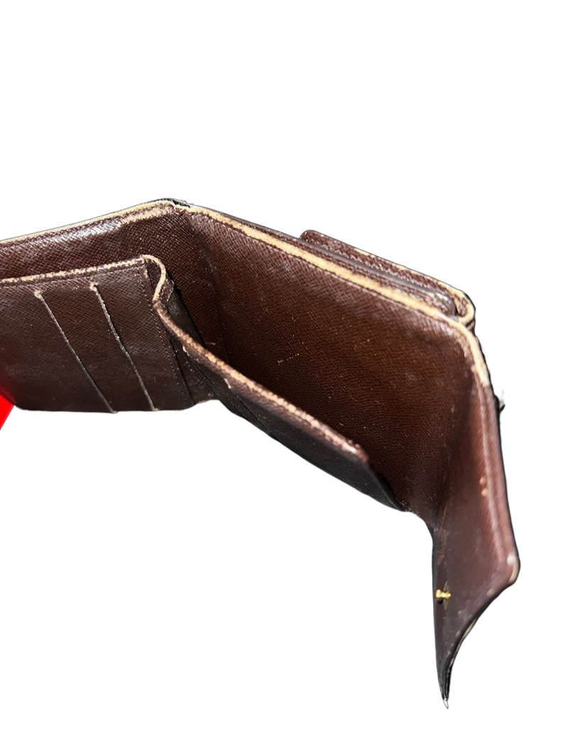 Vintage 90s Louis Vuitton Damier Tri-Fold Wallet