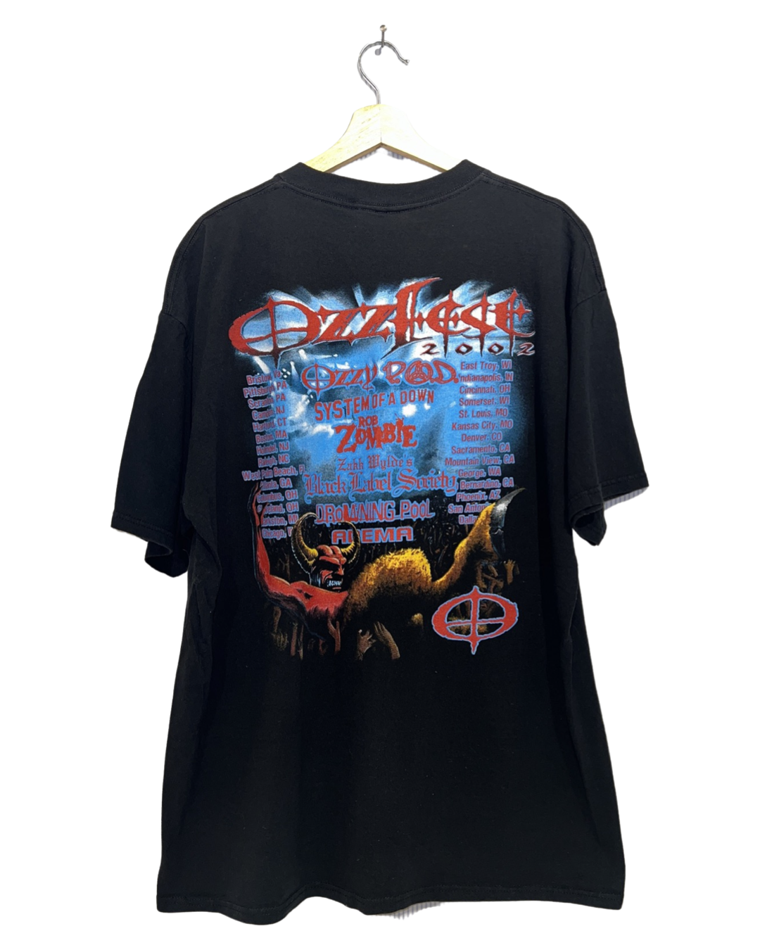 Vintage 2002 Ozzfest Tour Tee