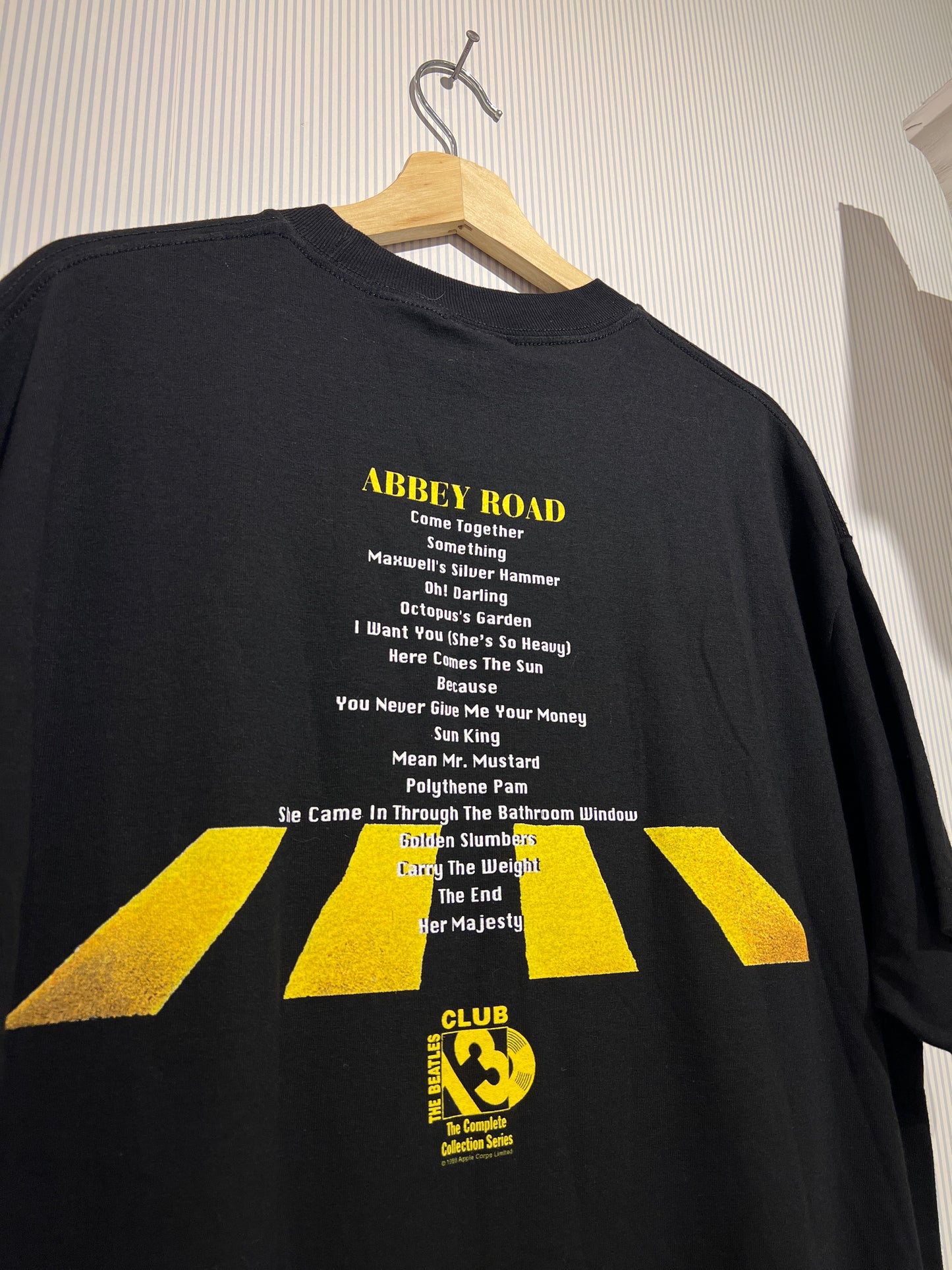 Vintage 1996 The Beatles Abbey Road Club Promo Tee