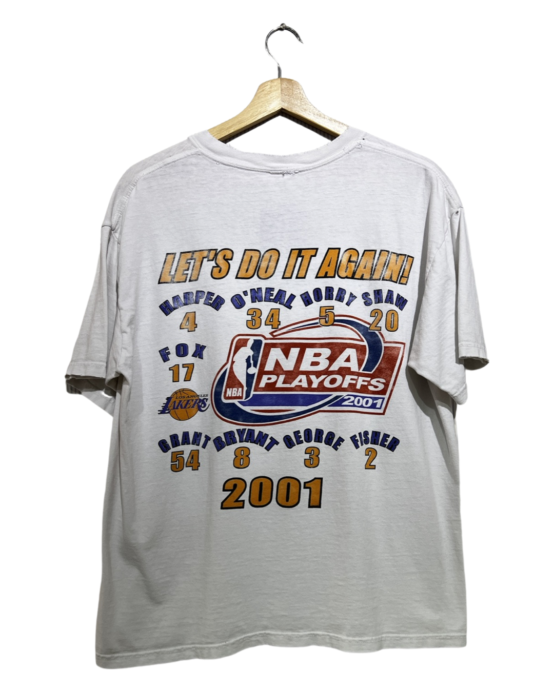 Vintage 2001 Los Angeles Lakers Ring Thing Tee