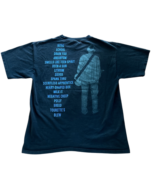 Vintage 1994 Nirvana Kurt Cobain Memorial Setlist Tee