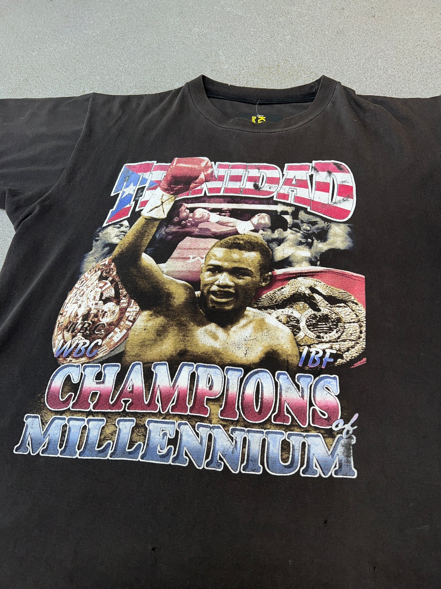 Vintage 2000 Tito Trinidad Champion Boxing Rap Tee
