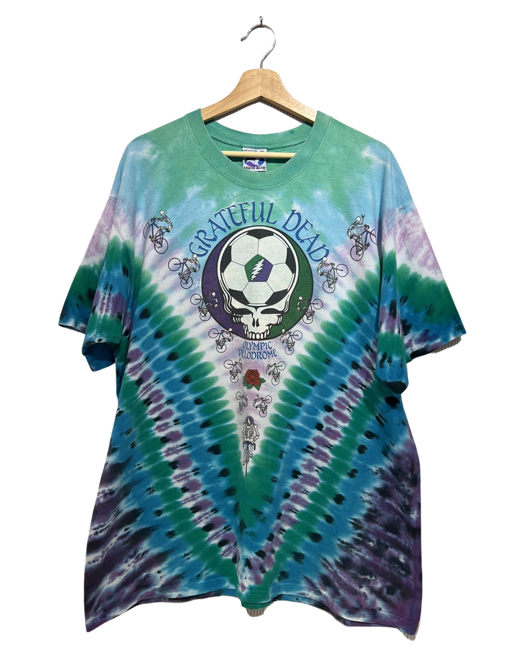 Vintage 1990 Grateful Dead Olympic Velodrome Tee