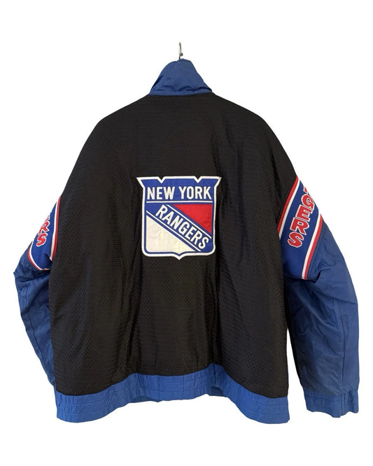 Vintage 90s Reversible New York Rangers Pro Player Jacket