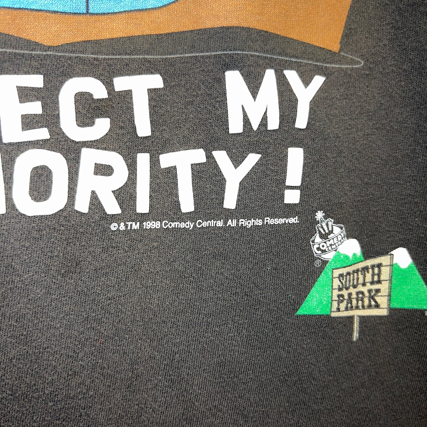 Vintage 1998 South Park Cartman Promo Tee