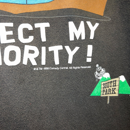 Vintage 1998 South Park Cartman Promo Tee