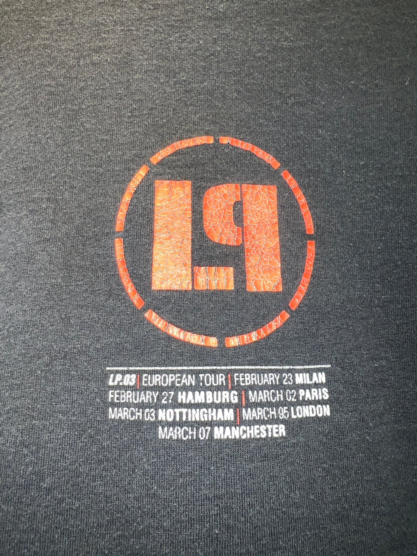 Vintage 2002 Linkin Park Euro Tour Tee