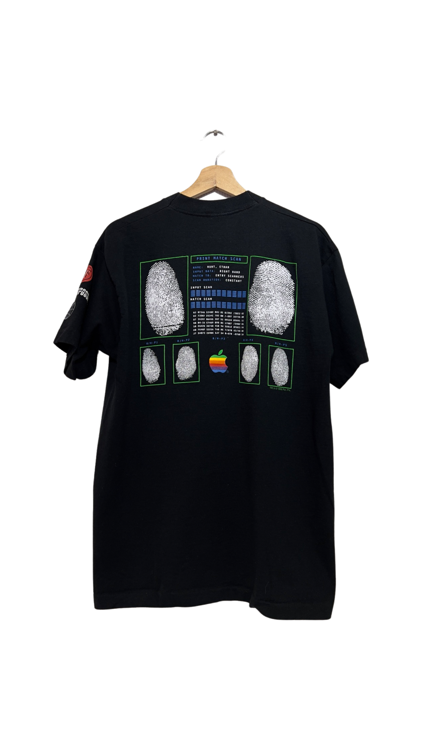 Vintage Rare 1996 Apple Mission Impossible Promo Tee