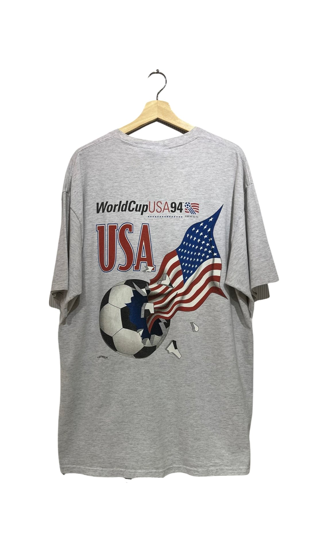 Vintage 1994 FIFA USA World Cup Double Sided Promo Tee