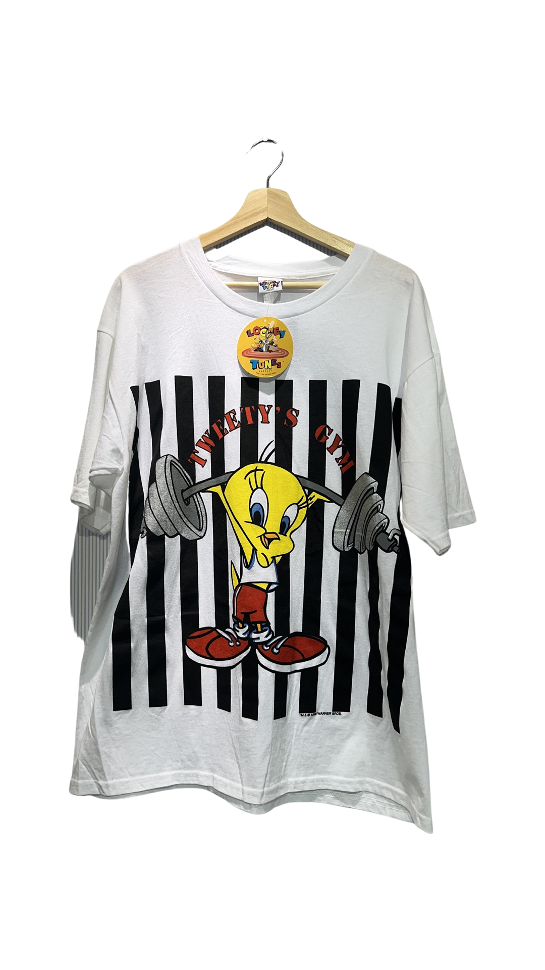 Vintage DS 1994 Tweety Weights Tee