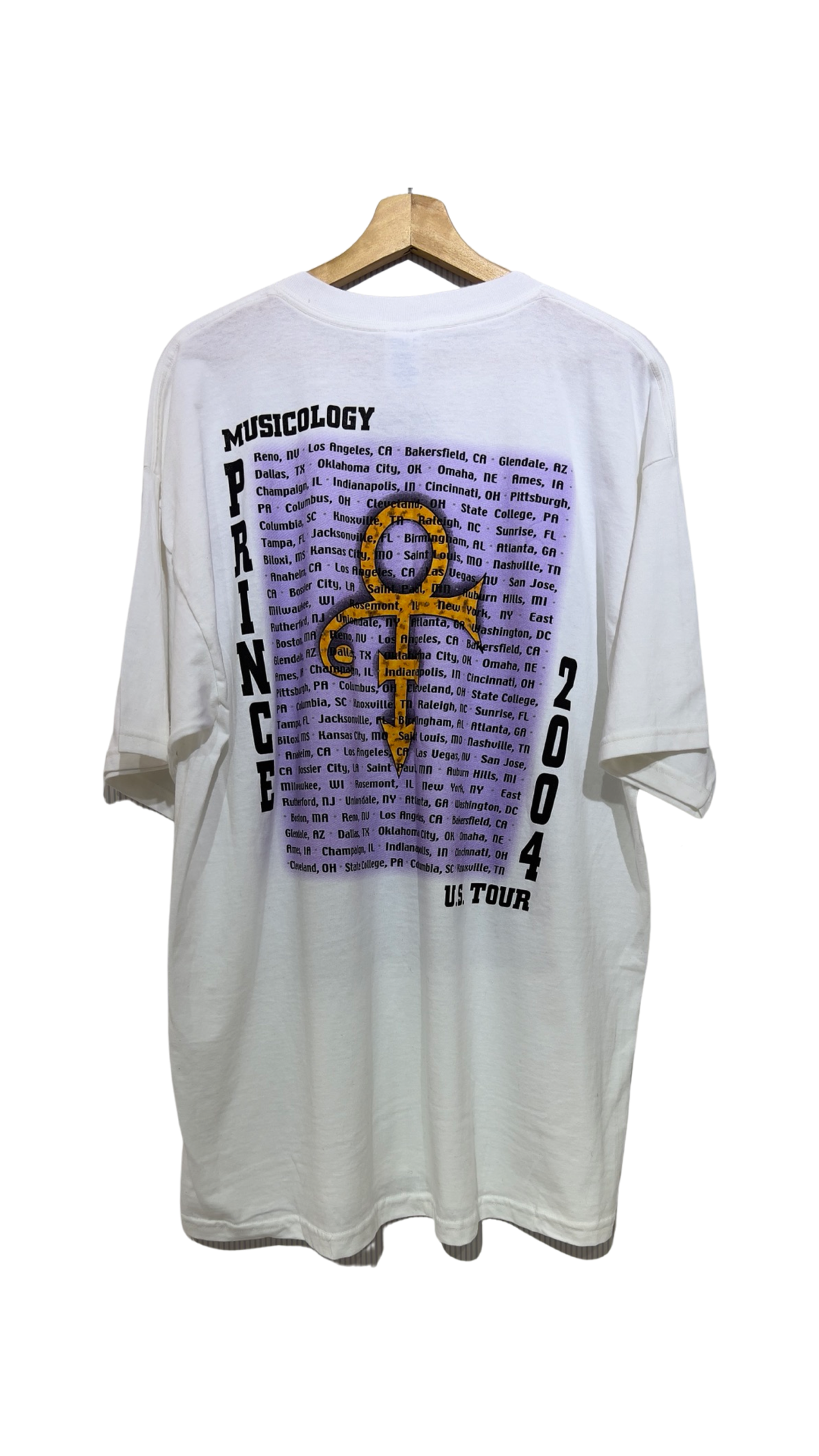 Vintage Rare 2004 Prince Musicology Tour Tee