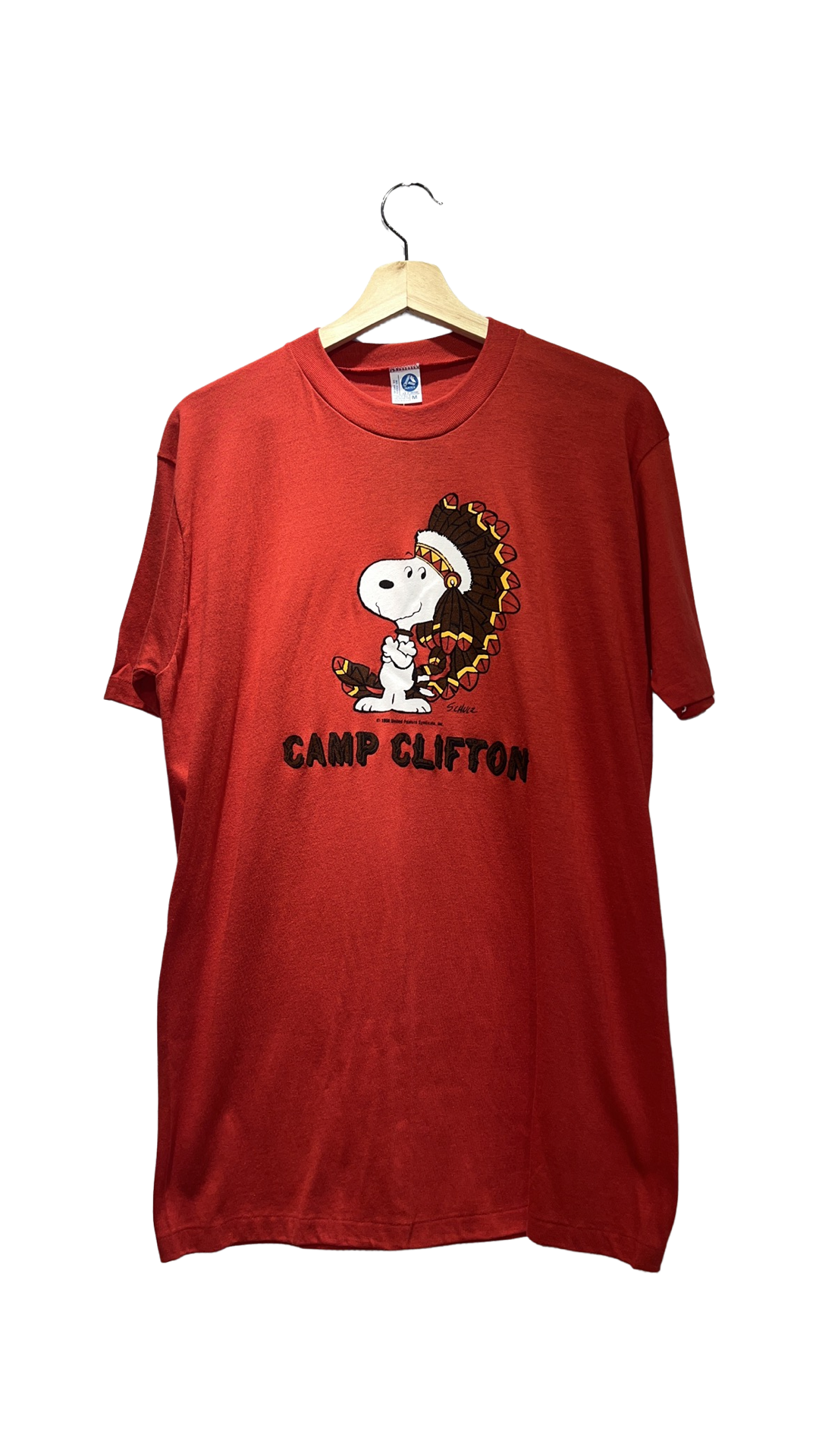 Vintage 80s Snoopy Camp Clifton Tee