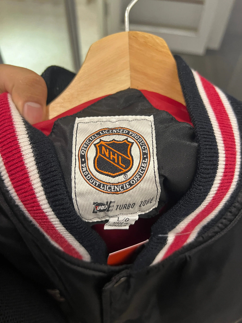 Vintage 90s New Jersey Devils NHL Turbo Zone Jacket KIF Vintage