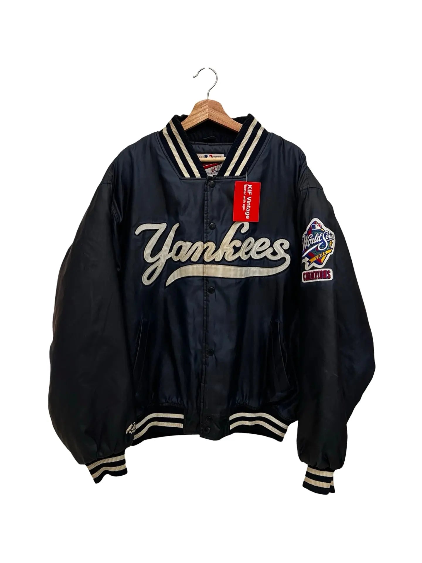 Vintage 1999 Yankees World Series Majestic Bomber Jacket KIF Vintage