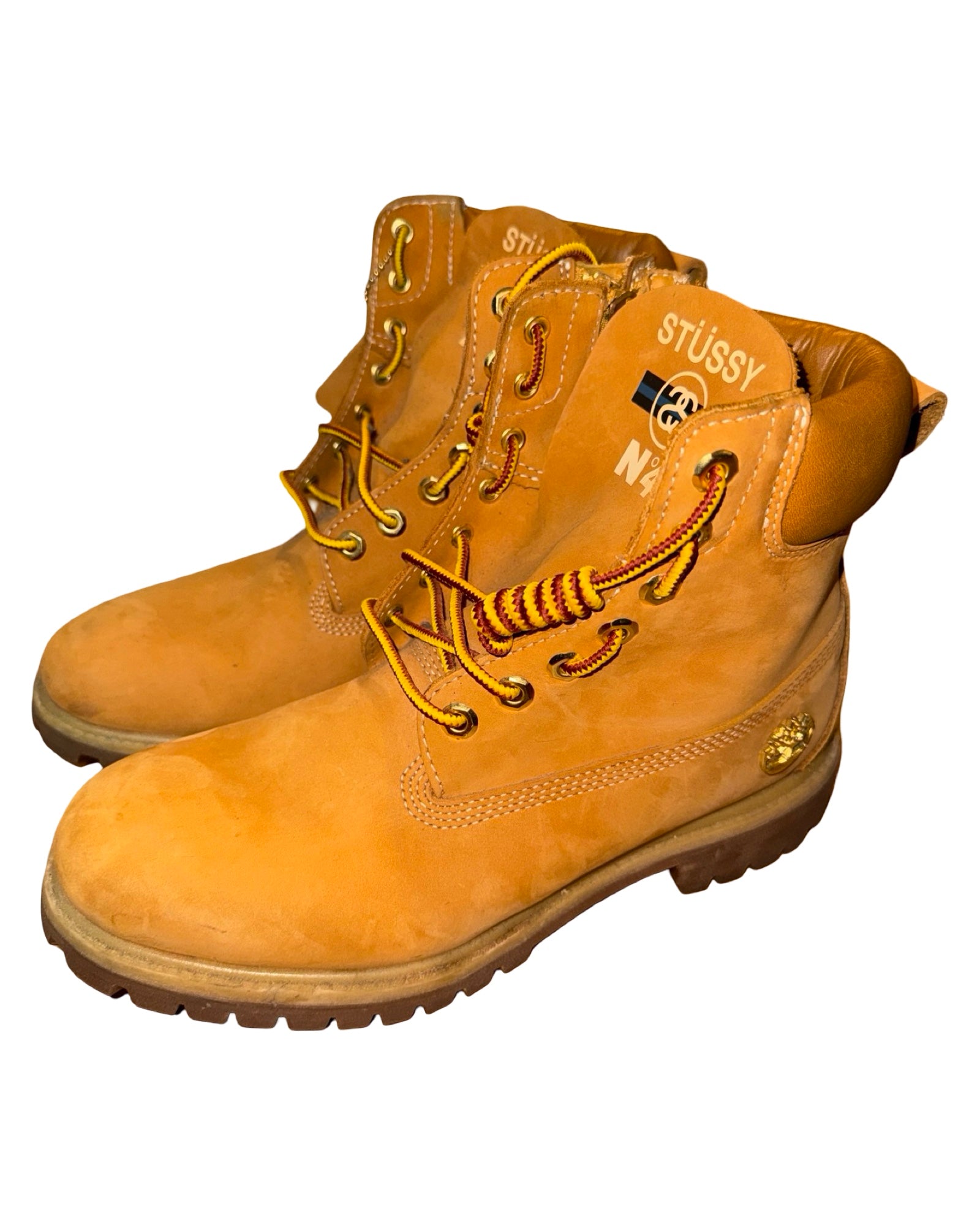 2014 Rare Stussy x Timberland 6” Wheat Boot KIF Vintage