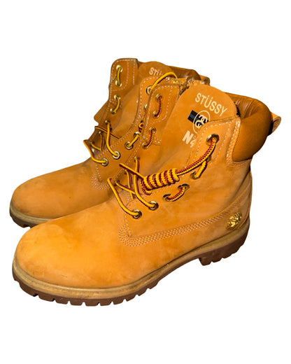 2014 Rare Stussy x Timberland 6” Wheat Boot