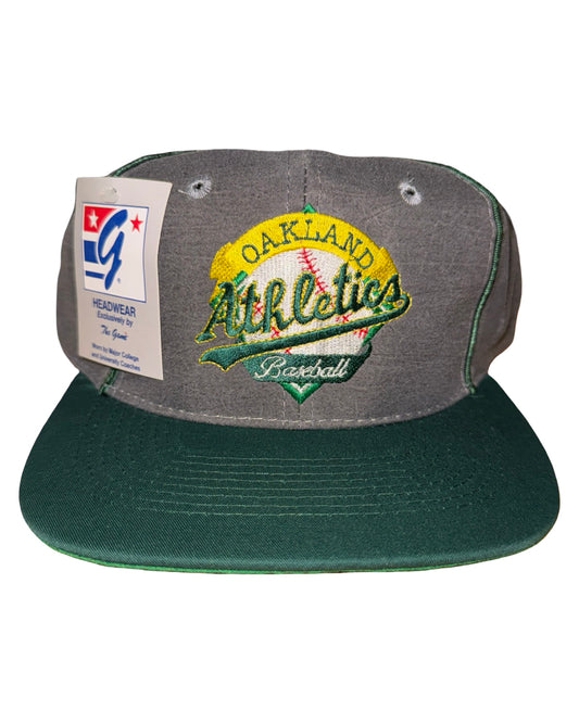 Vintage 90s Oakland A's Athletics Baseball The Game Snapback Hat KIF Vintage