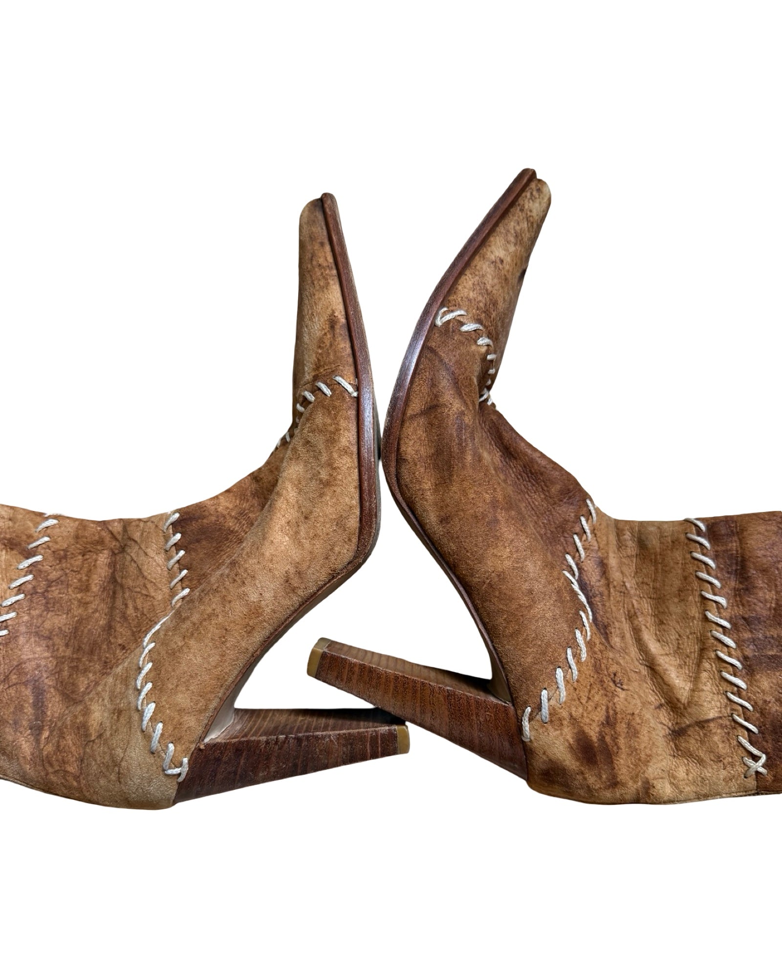 Women’s Vintage Plein Sud Suede Heels Made in Italy