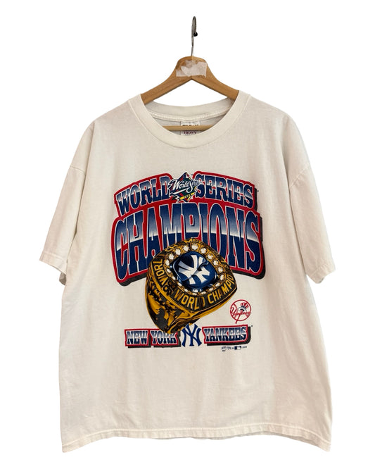Vintage 1996 New York Yankees World Champs Ring Tee
