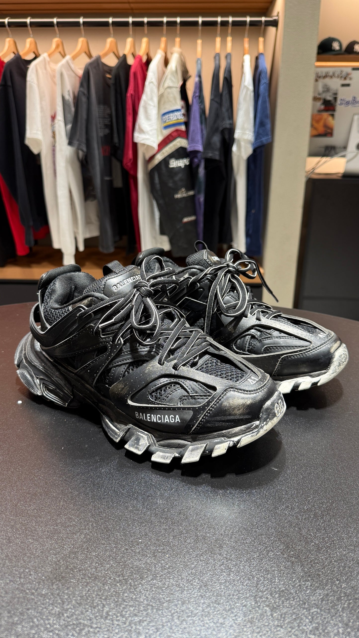 Balenciaga Faded Black Track Runner