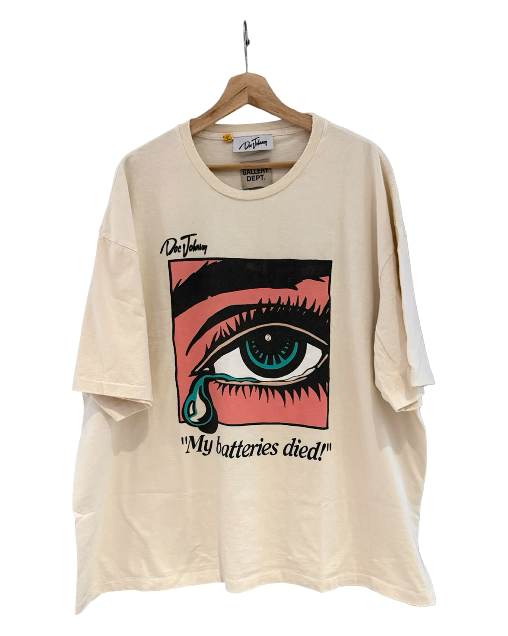 Gallery Dept x Doc Johnson My Batteries Died Camiseta