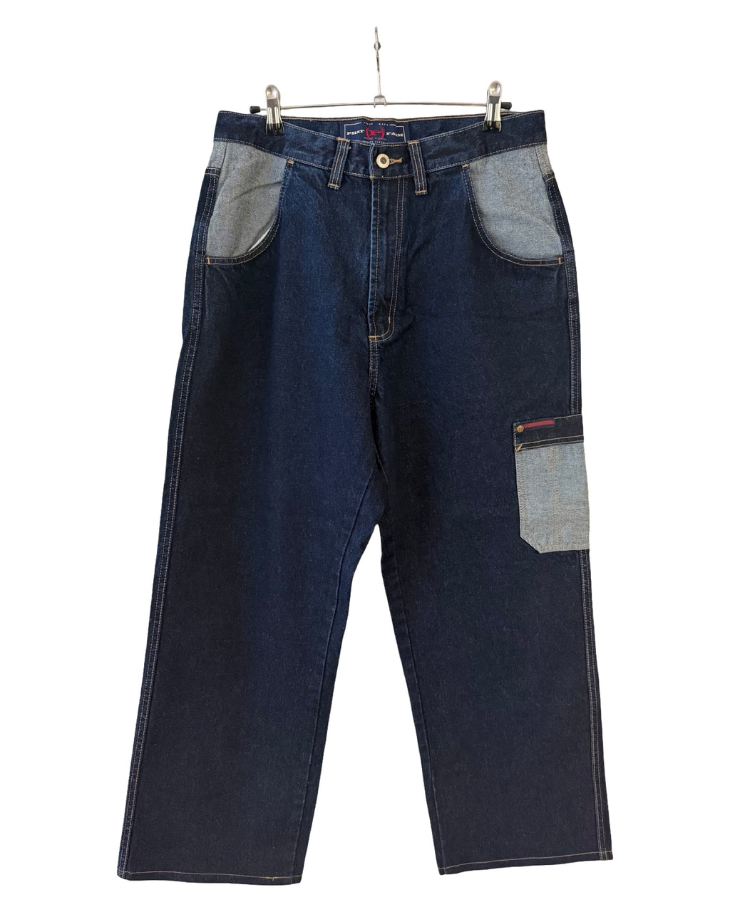 32 x 35 Vintage y2k Phat Farm Baggy Dark Denim Jeans