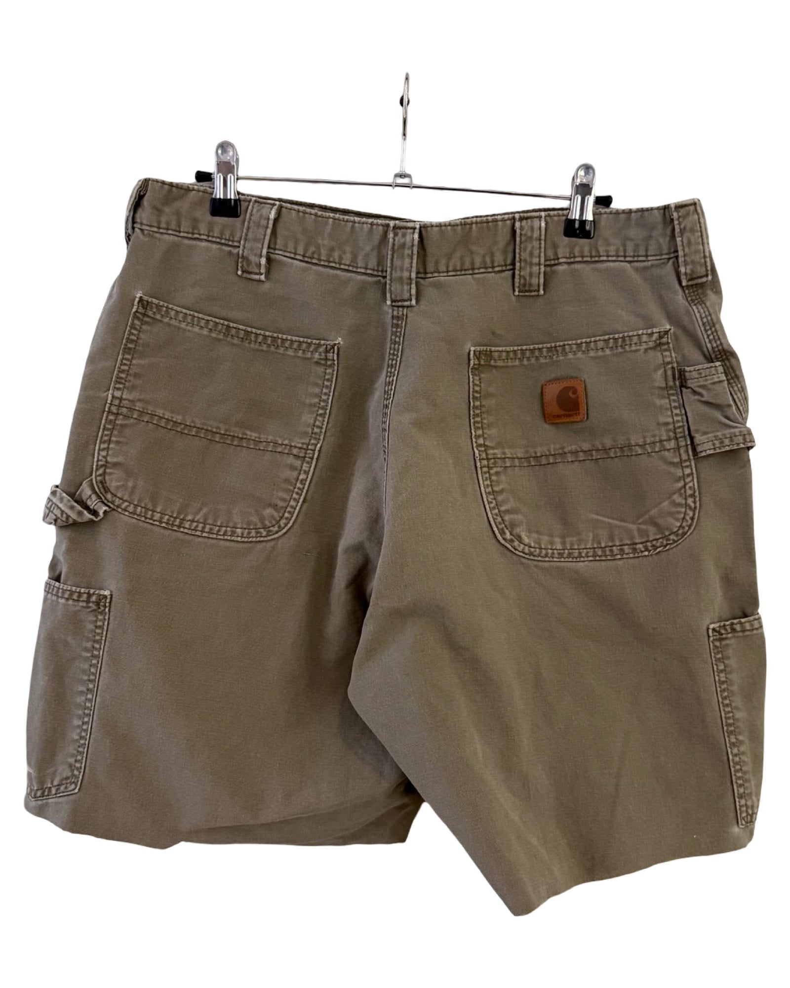 Vintage Carhartt Tan Distressed Shorts Size 36