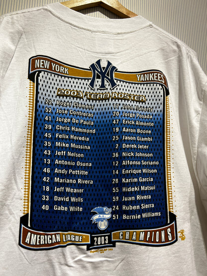 Vintage DS 2003 New York Yankees World Series Tee