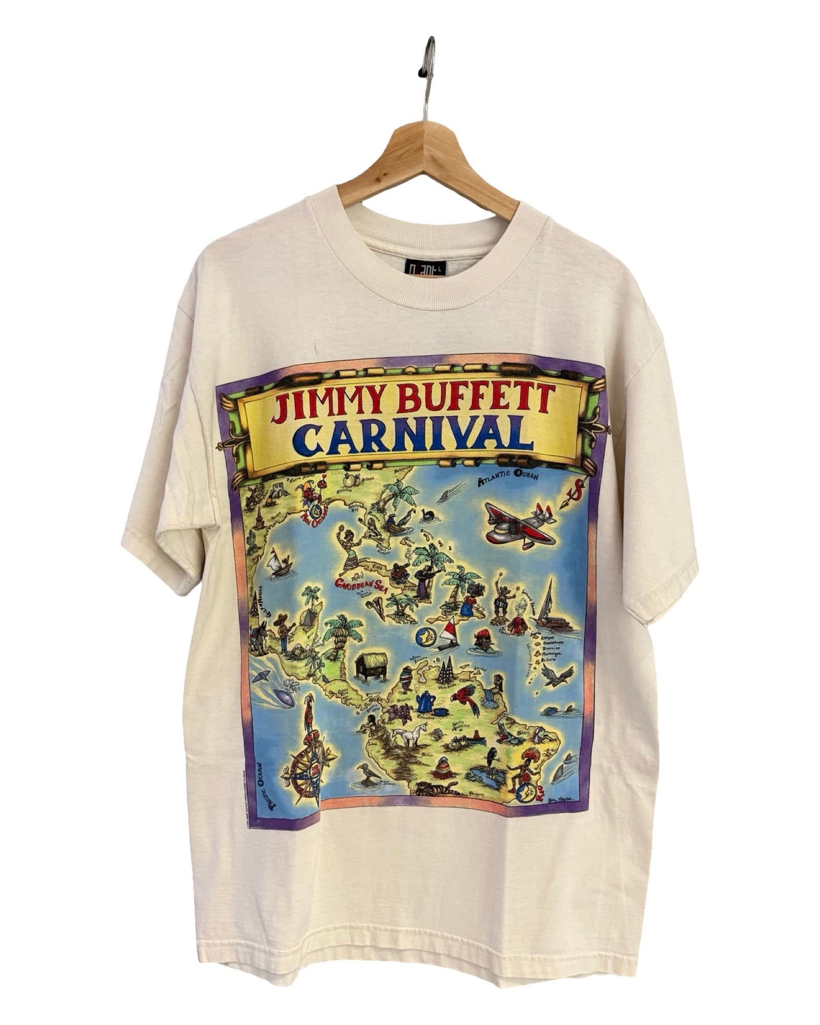 Vintage 1998 Jimmy Buffett Carnival Tour Tee