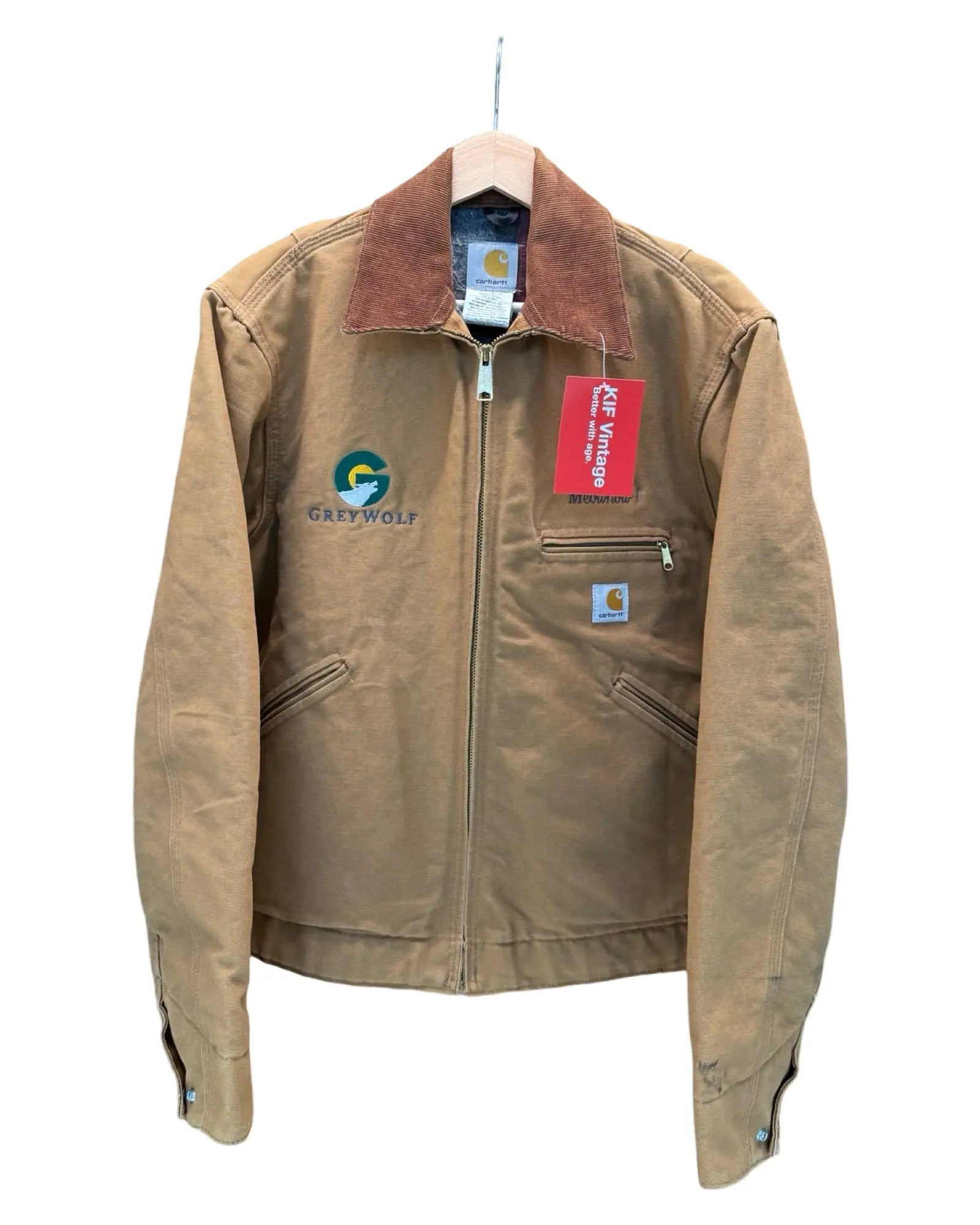 Vintage 90s Carhartt Detroit Tan Jacket KIF Vintage
