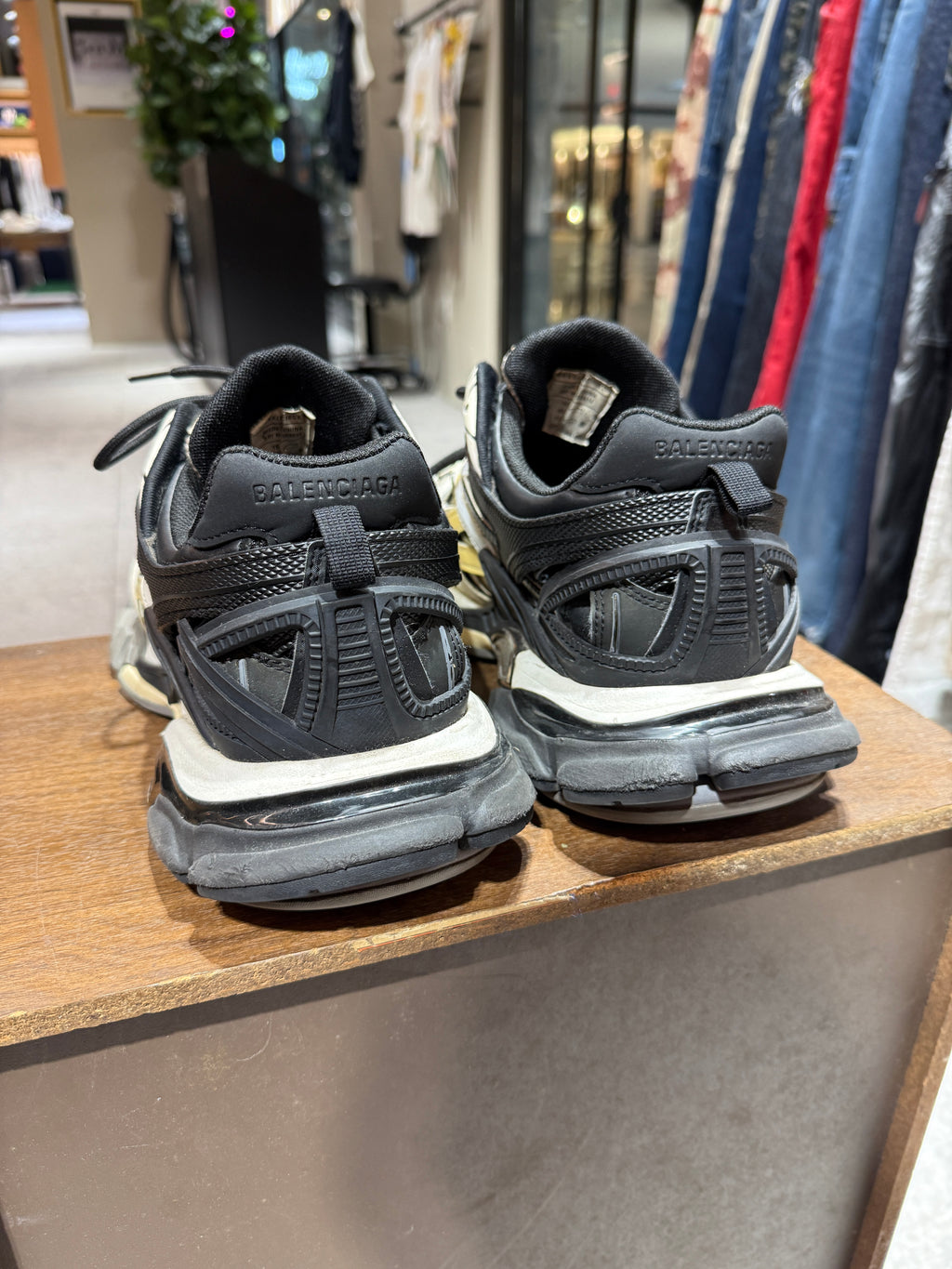 Balenciaga Track 2 Beige White Black Runners Sneakers KIF Vintage