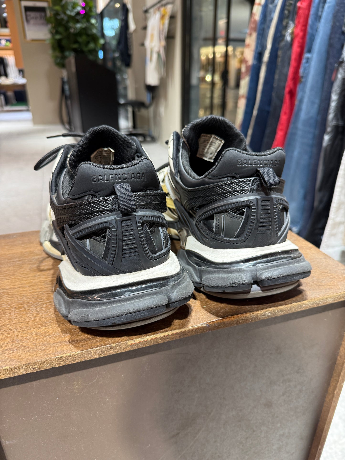 Balenciaga Track 2 Beige White Black Runners Sneakers