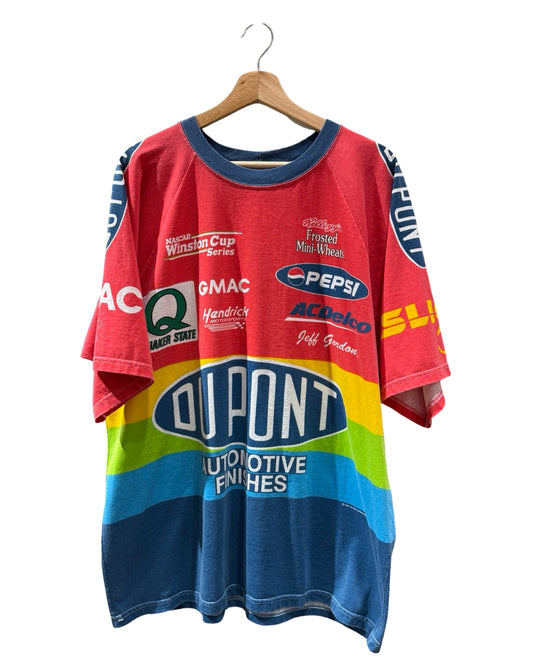 Vintage 1997 Nascar DuPont Racing Big Print Tee