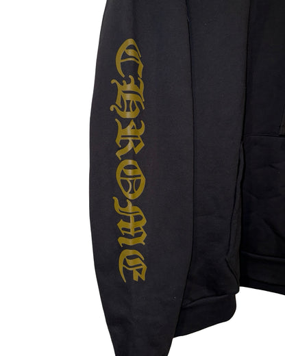 Chrome Hearts Black & Army Green Logo Hoodie