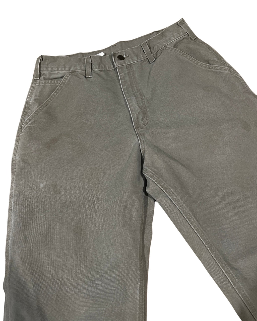32 x 32 Vintage 90s Carhartt Light Gray Pants KIF Vintage