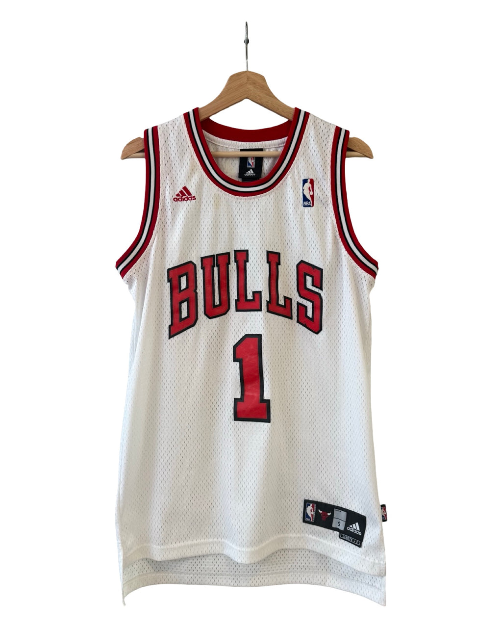 Vintage Rare Chicago Bulls Derrick Rose 1 NBA Adidas Rookie Jersey
