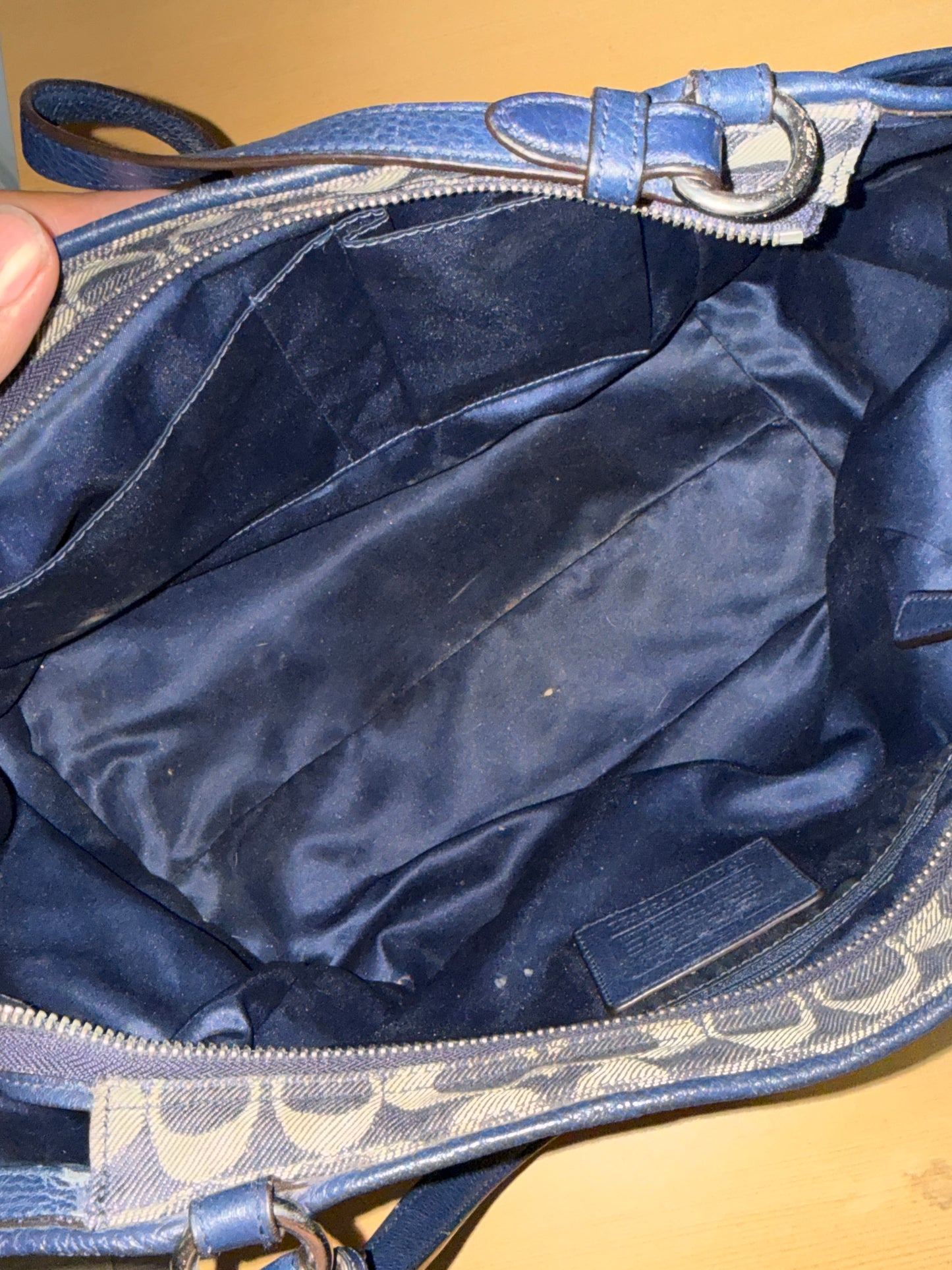 Vintage Coach Park Signature Carrie Tote Handbag