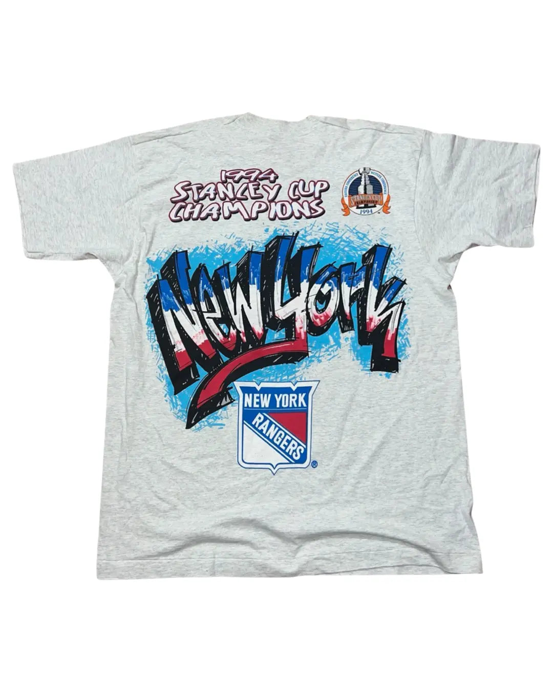 Vintage Rare 1994 Rangers Stanley Cup Graffiti Tee KIF Vintage