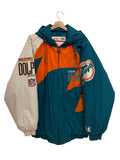 Vintage 90s Miami Dolphins Logo Athletics Sharktooth Jacket KIF Vintage