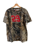Vintage y2k Nascar Kevin Harrick Real Tree Camo Tee