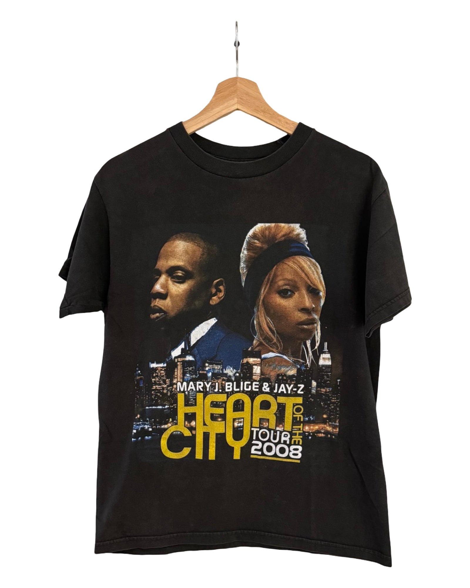 Vintage 2008 Jay Z & Mary J Blige Heart Of The City Tour Tee