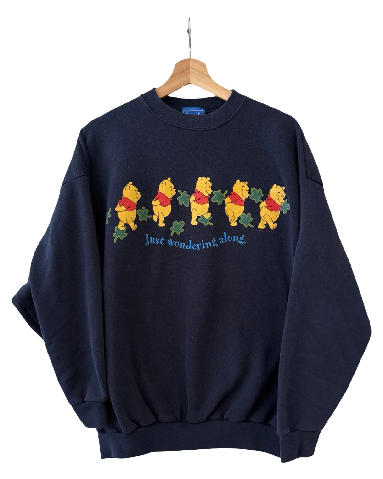 ビンテージ 90年代 ディズニー くまのプーさん Wondering Along クルーネック