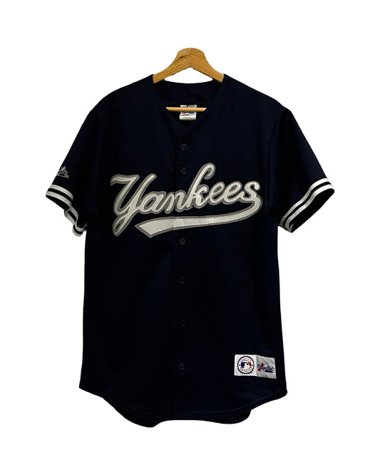 Vintage 2000 New York Yankees Blue Majestic Jersey