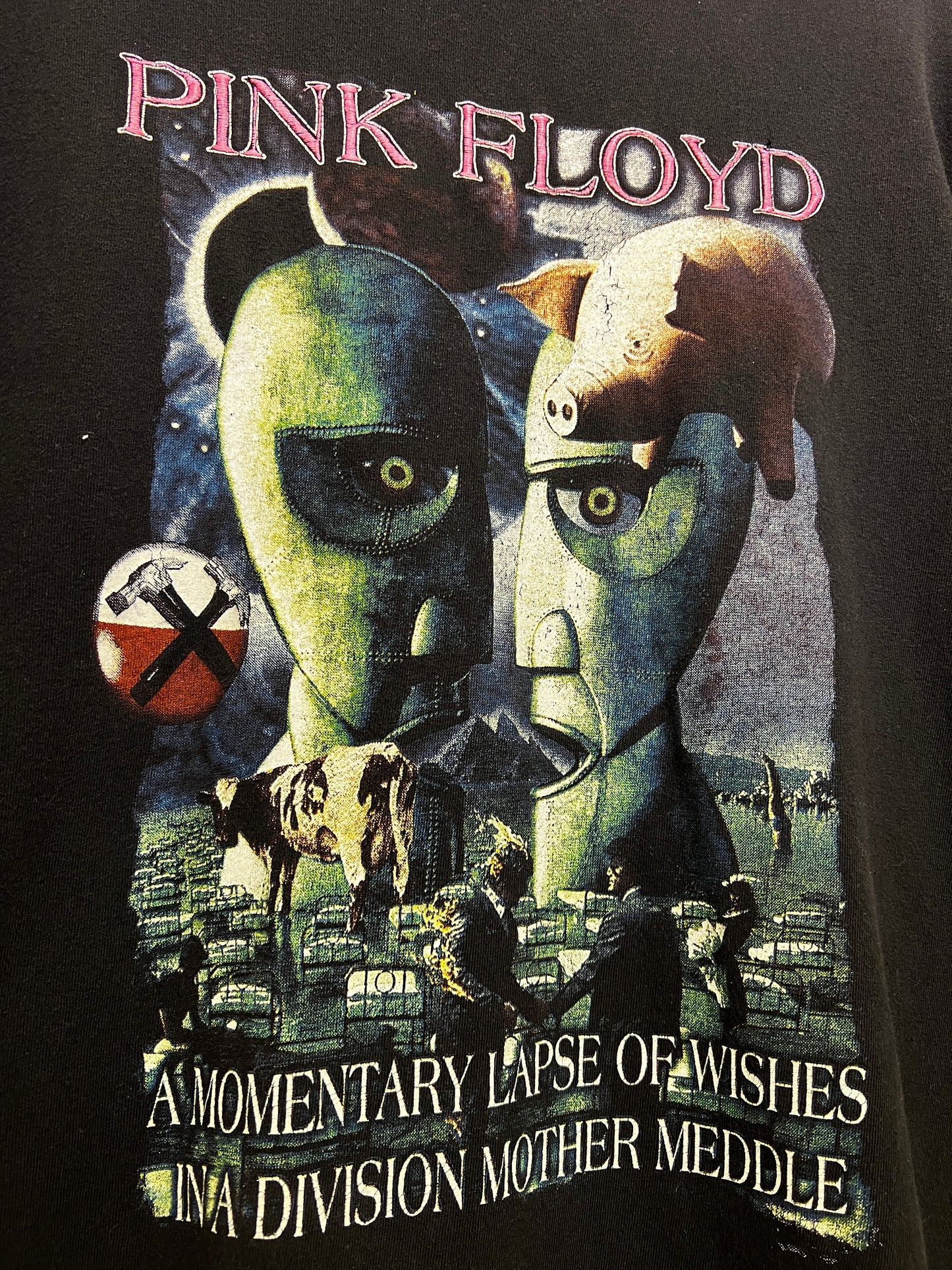 Vintage 1994 Pink Floyd The Division Bell Mexico Tour Tee