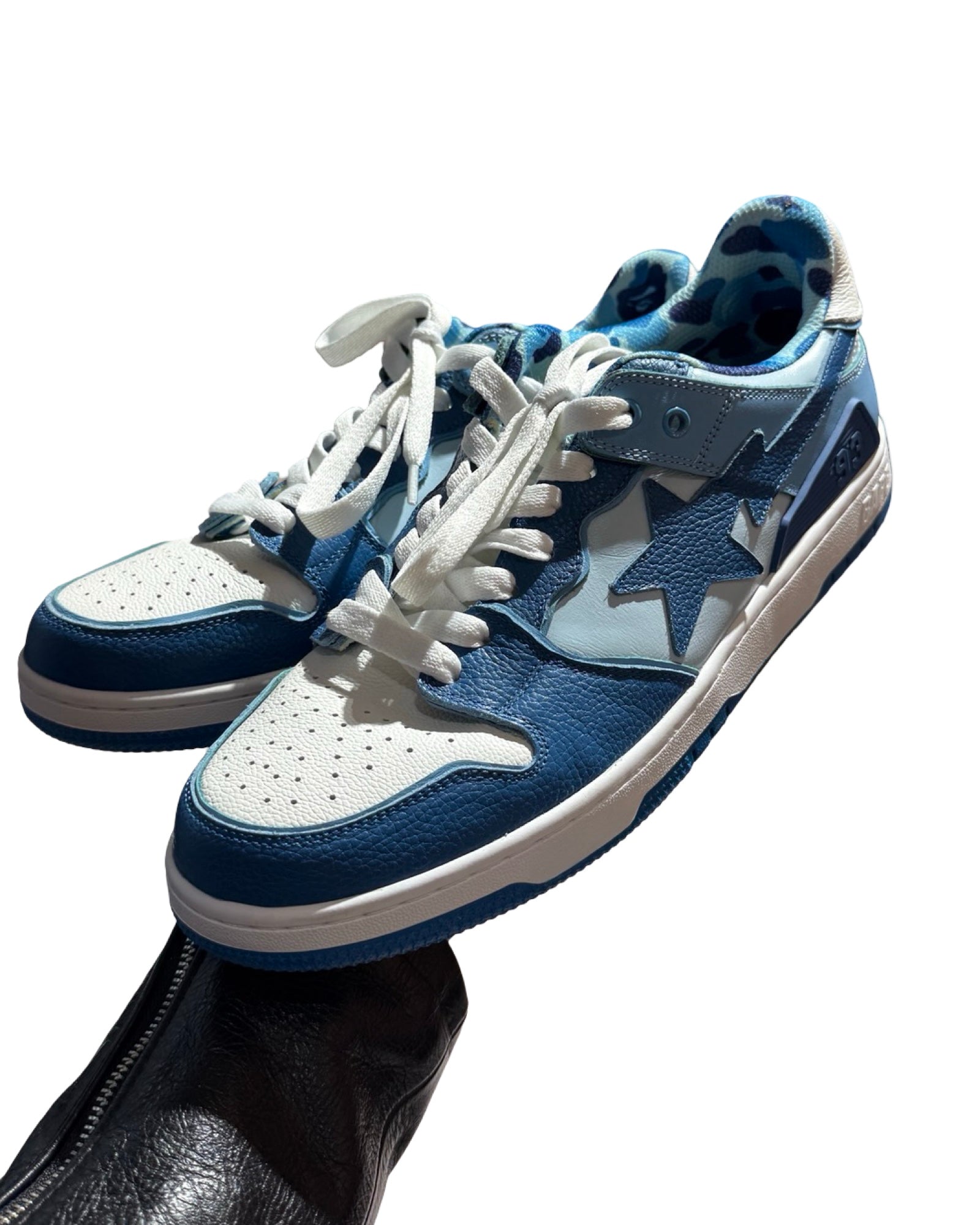 VNDS Bape Sk8 スタ ブルーカモ スニーカー