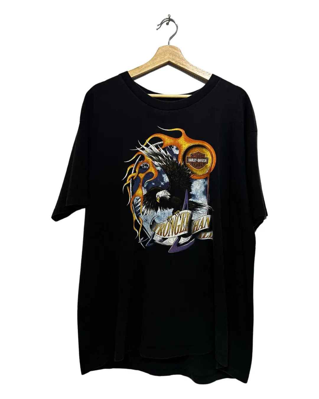 Vintage 90s Harley Davidson Stronger Than All Tee KIF Vintage