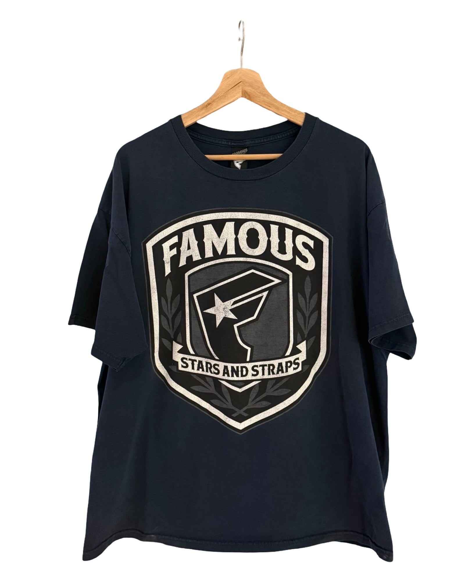 ヴィンテージ y2k フェイマス・スターズ・アンド・ストライプス スケートボードTシャツ